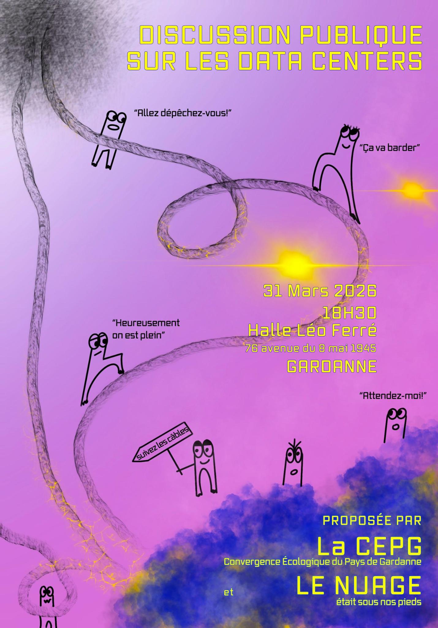 Discussion publique sur les data centers